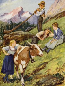 A Swiss Summer by after Gordon Frederick Browne