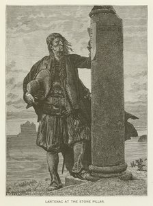 Lantenac at the Stone Pillar by after Gustave Brion