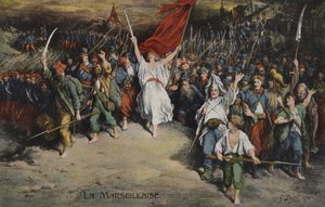 La Marseillaise, 1870 by Gustave after Dore