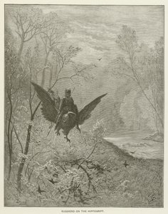 Ruggiero on the Hippogriff