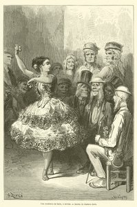 A Dance Academy in Seville by Gustave after Dore