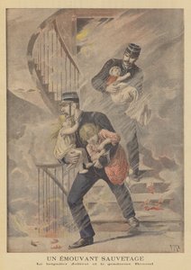 A Touching Rescue by after Henri Meyer