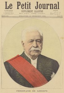 Ferdinand de Lesseps by after Henri Meyer