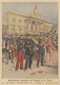 Popular Demonstrations of Friendship Towards France in Spain