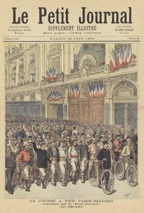 Start of the Paris-Belfort Running Race by after Henri Meyer