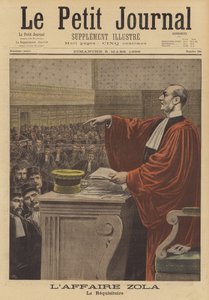 The Libel Trial of Emile Zola by after Henri Meyer