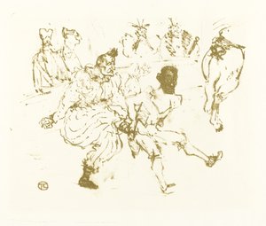 Footit and Chocolat by after Henri de Toulouse Lautrec