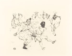 Footit and Chocolat by after Henri de Toulouse Lautrec