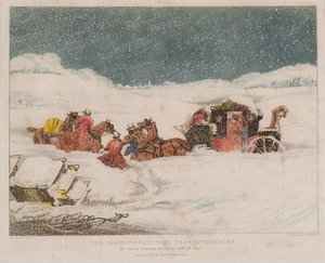 The Birmingham Mail Near Aylesbury, Engraved by Robert Havell by after Henry Thomas Alken