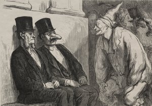 At the Opera Ball: You Are Having Too Much Fun by after Honoré Daumier