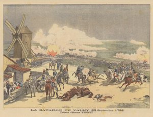 The Battle of Valmy (20 September 1792) by after Horace Vernet