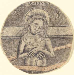 Christ as the Man of Sorrows by after Israhel van Meckenem