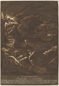 Christ on the Mount of Olives by after Jacopo Bassano John Baptist Jackson