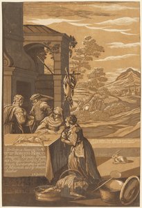 Dives and Lazarus (Left Panel) by after Jacopo Bassano John Baptist Jackson