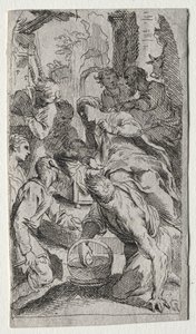 The Nativity by after Jacopo Palma il Giovane