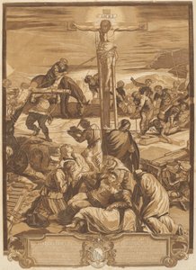The Crucifixion (Center Panel) by after Jacopo Tintoretto John Baptist Jackson