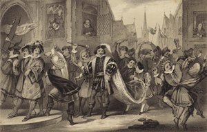 Lord of Misrule, G Ferrers by James Stephanoff