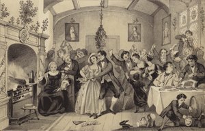 Old Christmas Festivities by James Stephanoff