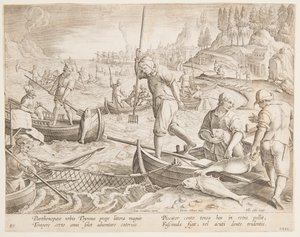 Tuna Fishing by after Jan van der Straet, called Stradanus