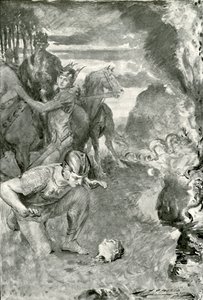 Beowulf Finds the Head of Aschere by after John Henry Frederick Bacon
