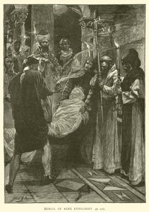 Burial of King Ethelbert by after John Henry Frederick Bacon