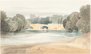 Bridge at Knaresborough by after John Sell Cotman James Bulwer