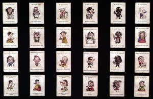 Happy Families, card game, based on designs by John Tenniel