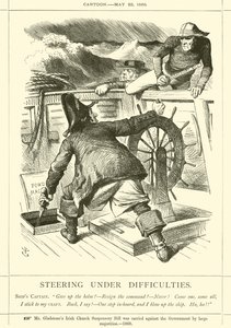 Steering under Difficulties by after John Tenniel