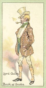 Lord Gules, Book of Snobs by after Joseph Clayton Clarke