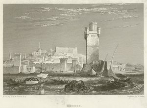 Rhodes by after Joseph Mallord William Turner