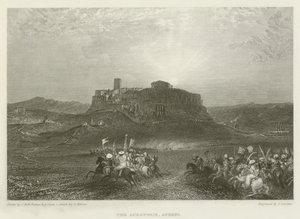 The Acropolis, Athens by after Joseph Mallord William Turner