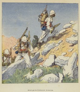 Marine Infantry Vanguard by after Louis Charles Bombled