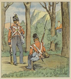 It is from there that the two English soldiers had taken position to watch us by after Louis Charles Bombled