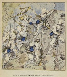 Battle of Tsinainondry, The Foreign Legion Assaulting the Batteries