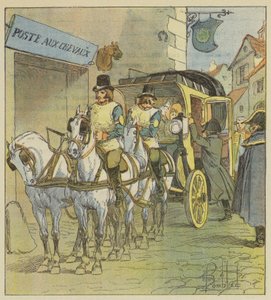 The Emperor gets into Marie-Louise