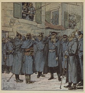 Captain Pendezec and General Treskow by after Louis Charles Bombled