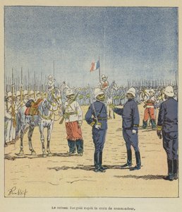 Colonel Bouguie Receives the Commander