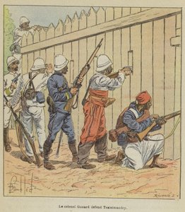 Colonel Gonard defends Tsainimandry by after Louis Charles Bombled