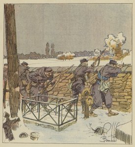 The Franc-Tireurs of Paris Defend the Montsort Cemetery