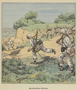 The Fahavolos Arsonists by after Louis Charles Bombled