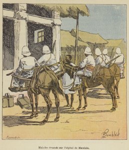 Sick Evacuated to the Marololo Hospital by after Louis Charles Bombled