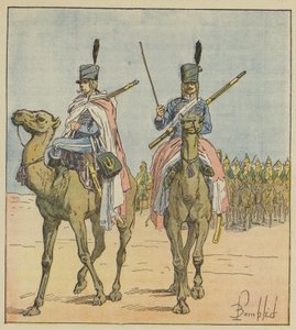 Napoleon created camel regiments by after Louis Charles Bombled