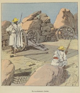 Hova Entrenchments by after Louis Charles Bombled