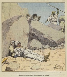 Dying Straggler of the 200th Discovered by the Hovas by after Louis Charles Bombled