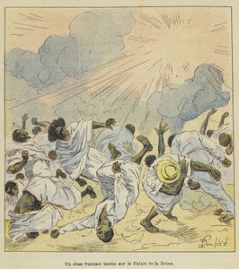 A French Shell Falls on the Queen