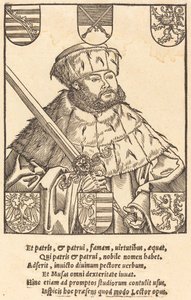 John Frederic the Magnanimous, in Electoral Robes (right) by after Lucas Cranach the Younger