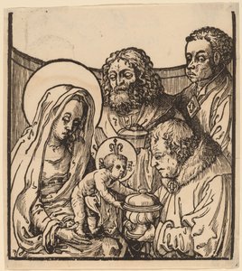 The Adoration of the Magi by after Lucas van Leyden