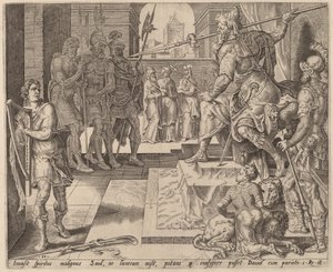 David before Saul