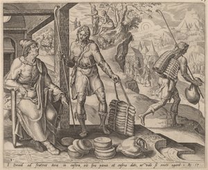 Jesse Sending David to the Camp by after Maerten van Heemskerck