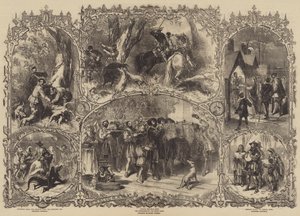 Christmas in the Olden Time by after Myles Birket Foster